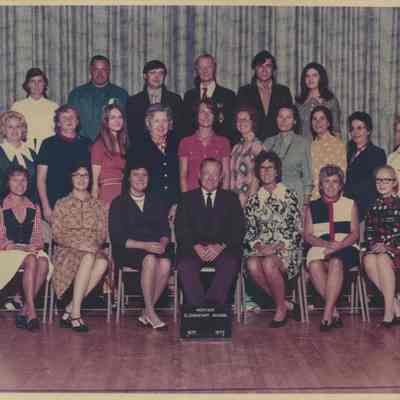 Montauk Elementary School 1972-73 Staff, Margaret “Peggy” Flannery Joyce Photographs and Papers | Montauk Library Archives