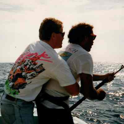 Julie Evans and Mike Brumm Fishing Photographs