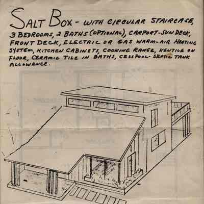 Floor plans and sales advertisements from Second Home Inc. | Fred Klepper collection, Montauk Library Archives