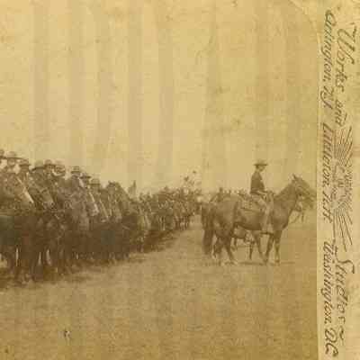Inspection—"Rough Riders"—Camp Wikoff, Montauk Point, N.Y., 1898