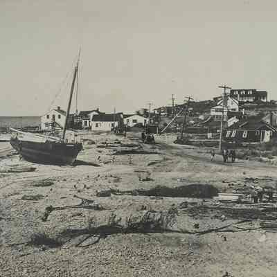 Montauk Fishing Village, Fort Pond Bay, c. 1930s.