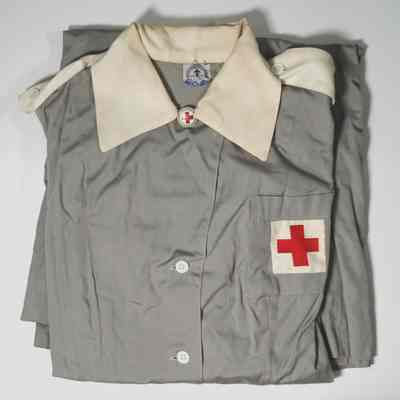 World War II American Red Cross "Gray Lady" Service Uniform, Montauk Library Archives