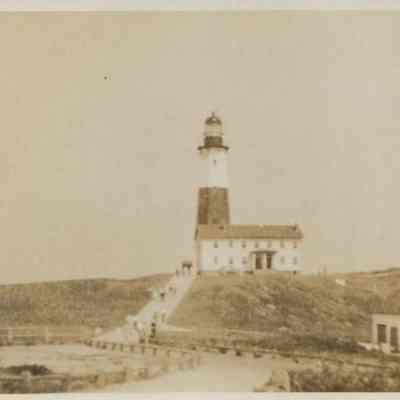 Photograph of Montauk Point Lighthouse, undated.