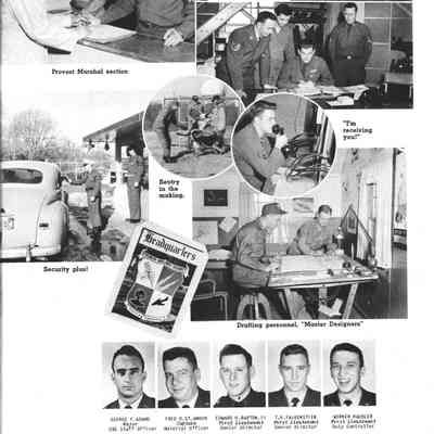 Cover of 1956 26th Air Division Defense Yearbook | Jim Sullivan Digital Collection, Montauk Library Archives