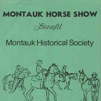 Montauk Horse Show Benefit Materials | Montauk Library Archives