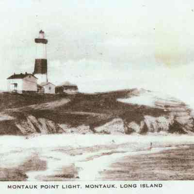 Postcard of Montauk Point Light, undated | John Cook Postcard Collection, Montauk Library Archives