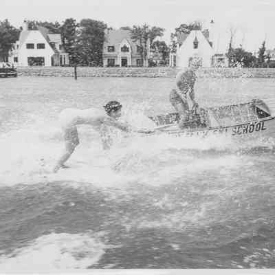 Montauk Ski School, 1950s | Ken and Loretta Weldon Collection, Montauk Library Archives