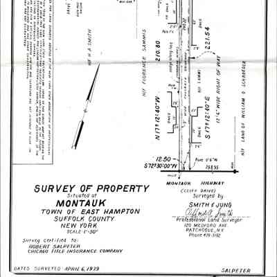 Salpeter Montauk Property Papers