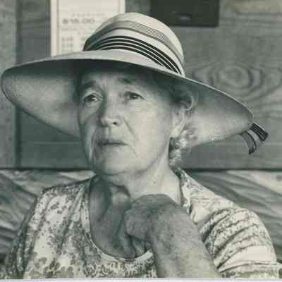 Mary Gosman, portrait by Maria-Louise Sidoroff PhD | An Inside View of Gosman's Kitchen, Labor Day c. 1975