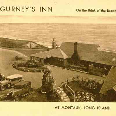Gurney's Inn: On the Brink o' the Beach at Montauk, Long Island, c. 1930s