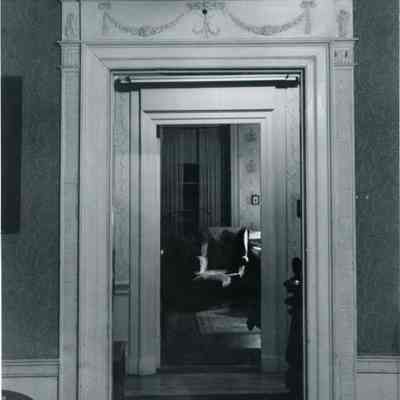 A photo of the interior of the Porter House in Topsham.