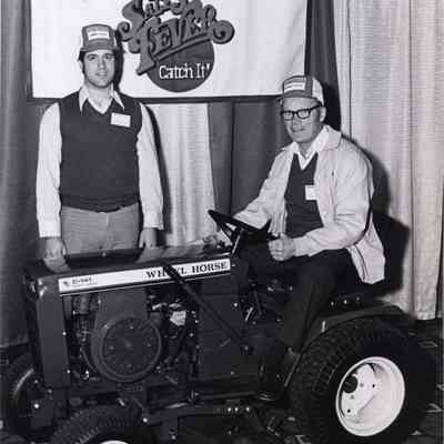A photo view of Bill Bodwell (right). 2/22/1979.