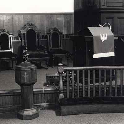 Pulpit at the United Methodist Church