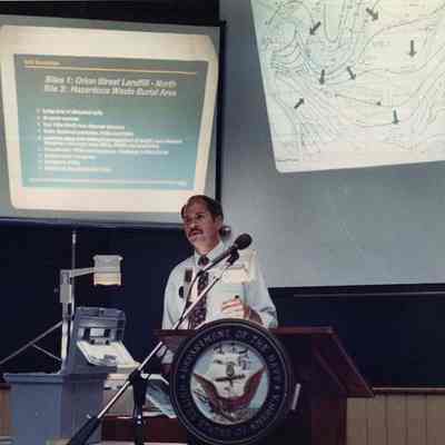 A photo view of Mel Dickenson.