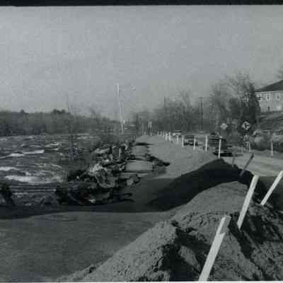 1987 Androscoggin River Flood, Mill Street Erosion