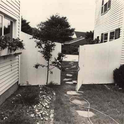 A photo view of a backyard.