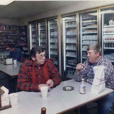 A photo view of Paul Wright & Eugene Smith. 11/15/1991.