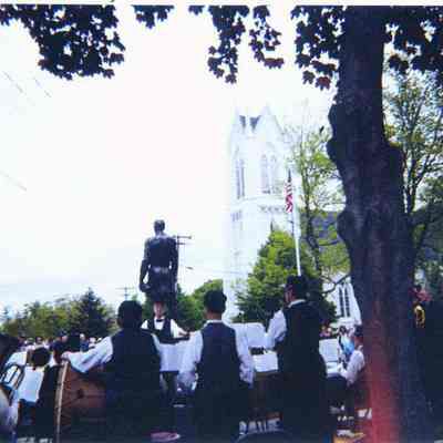 Chamberlain statue dedication