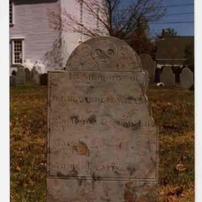 Harpswell Meeting House, Gravestone of Alexander Willson