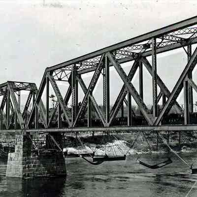 Black Bridge after the Flood of 1936