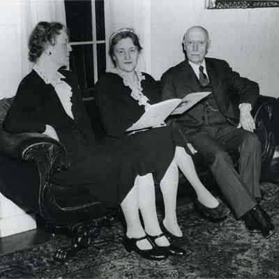 Three members of Brunswick Chapter of "Aid to France"