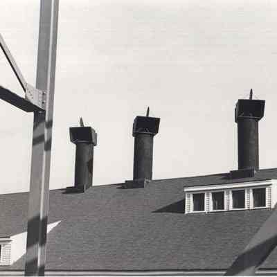 Exhaust Vents on the Roof of the Bowdoin Mill