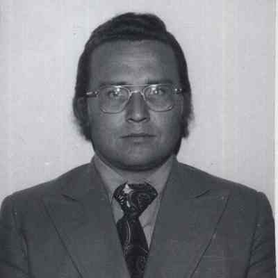 A photo view of Dr. Alex J. Norzow. 4/12/1973.