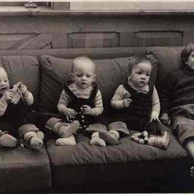 A photo view of the Trafton children. 11/26/1980.