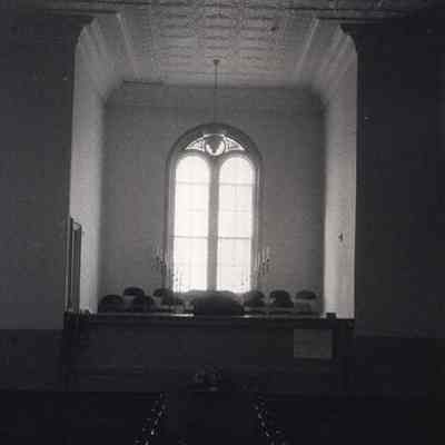 Interior of the United Methodist Church