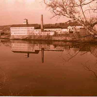 A photo view of the Bowdoin Mill. 11/26/1984.