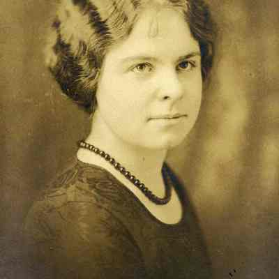A photo view of a 1924 BHS graduate.