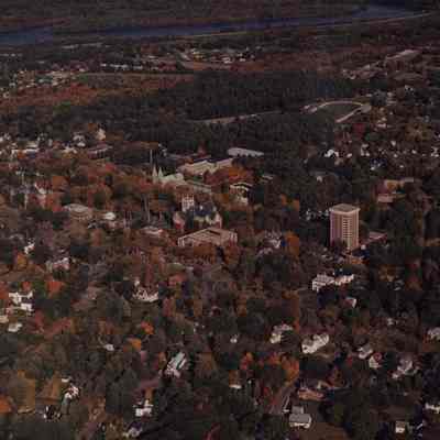 Aerial View of Bowdoin College Campus