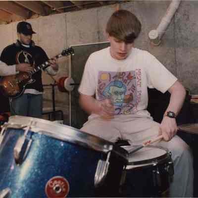 A photo view of the boys in the band. 3/24/1992.