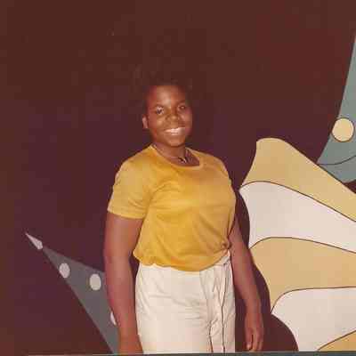 Darren Duncan posing in her talent costume.
