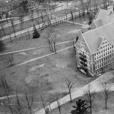 Aerial View of Hubbard Hall