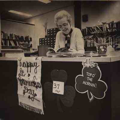 A photo view of Eleanor Jaques. 2/8/1980.