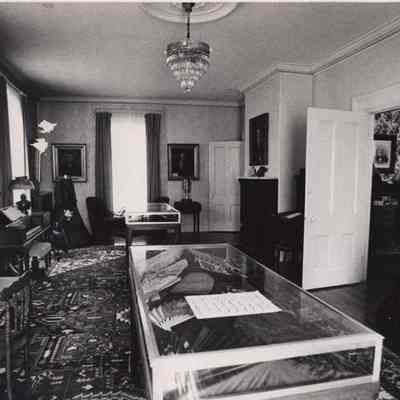 A photo view of interior of PHS Museum. 1975.