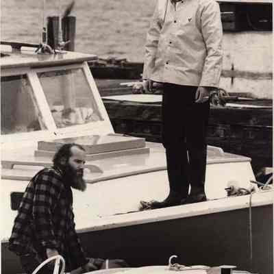 A photo view of Bruce Murray and David Bourne. 11/12/1992