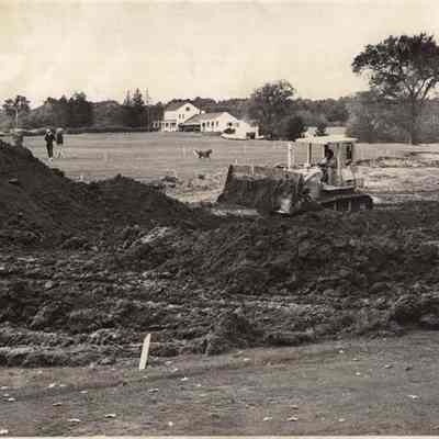 A photo view of a construction site. 10/14/1992.