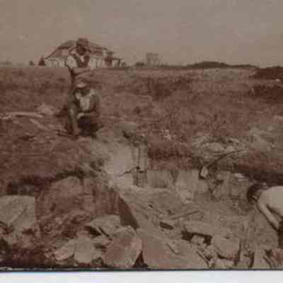 Cribstone Bridge under construction