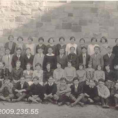 7th grade class at St. John's School.