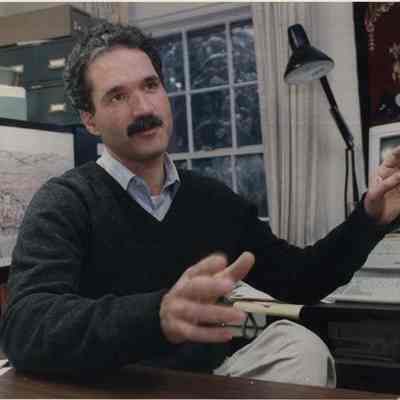 A photo view of Prof. David I. Kertzer. 1/27/1992.