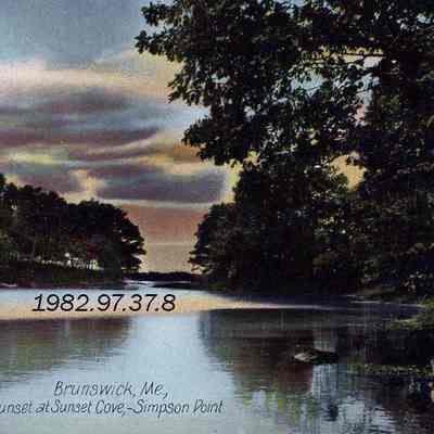 A picture postcard of Simpson's Point.