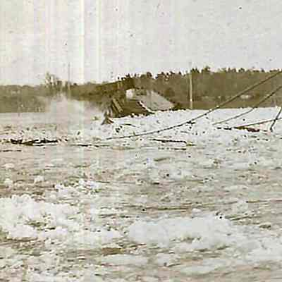 Washed Out Railroad Bridge
