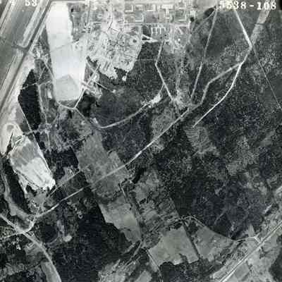 An aerial photo of a portion of Brunswick. 5/4/1953