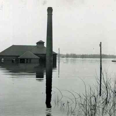 Houses Underwater from the 1936 Flood