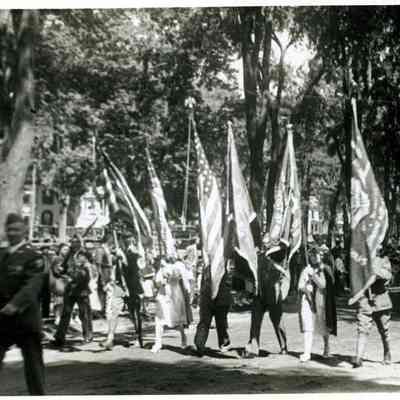 The Color Guard at the Brunswick Bicentennial Parade