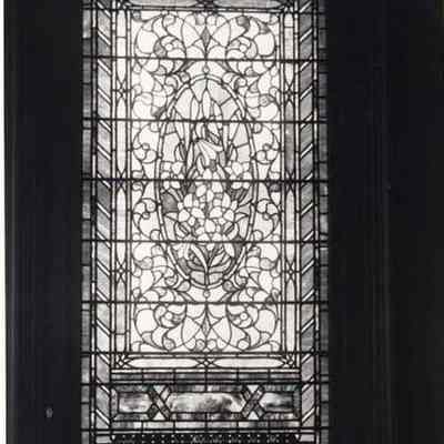 Stained Glass Window at the United Methodist Church