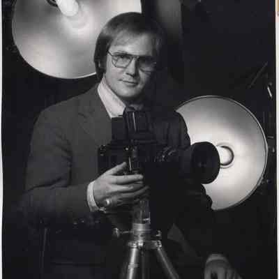 A photo view of Eric W. Pierce. 2/12/1973.