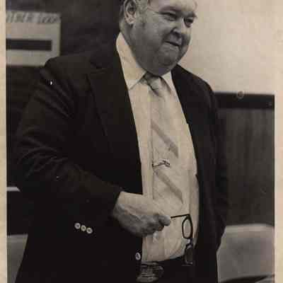 A photo view of James B. Moran. 11/18/1981.